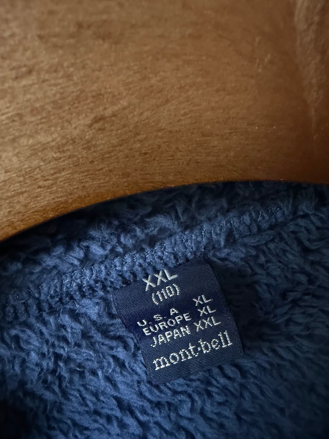 (XXL) montbell 몽벨 네이비 후리스 상품이미지4