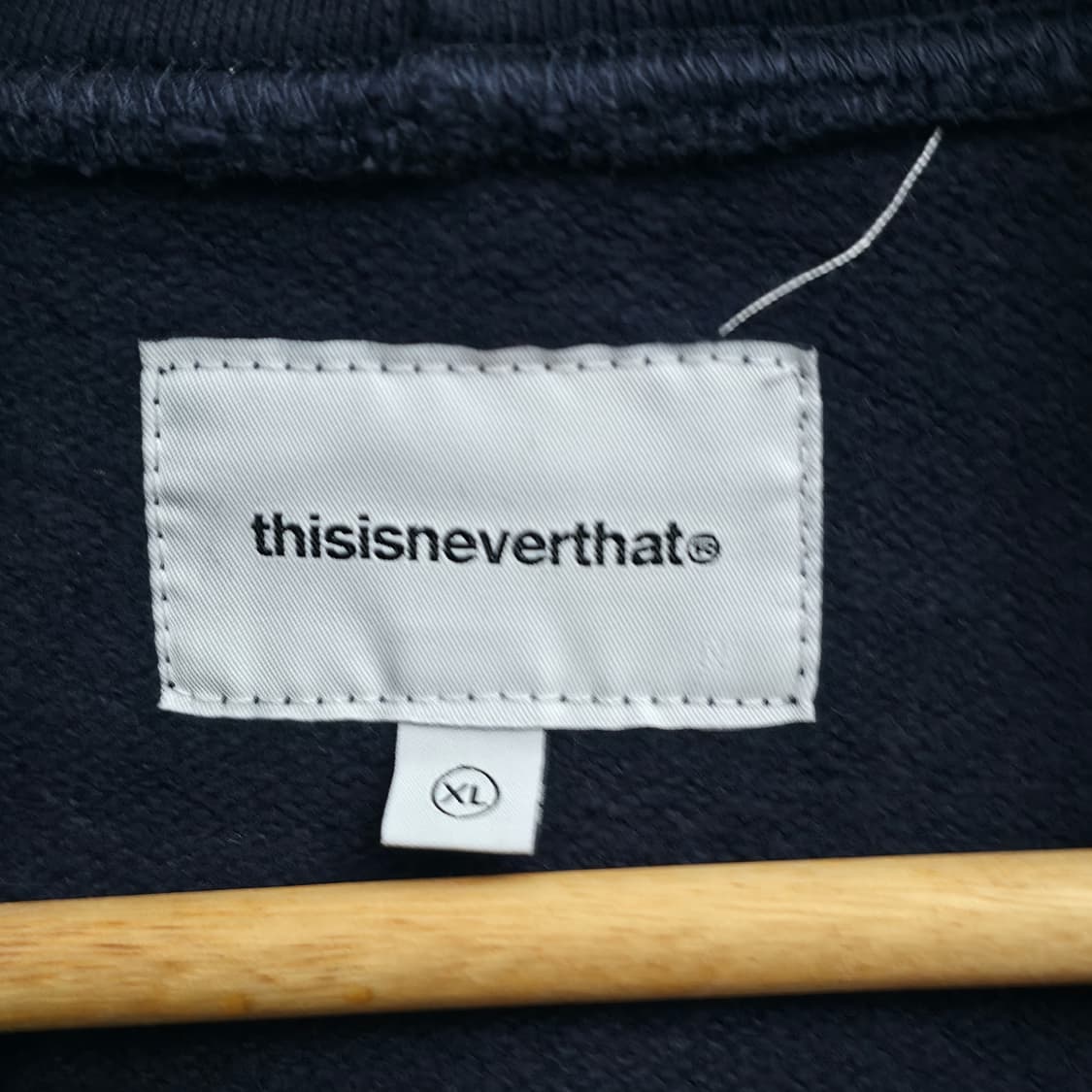 [XL] 디스이즈네버댓 헤비코튼 네이비 후드티 상품이미지5