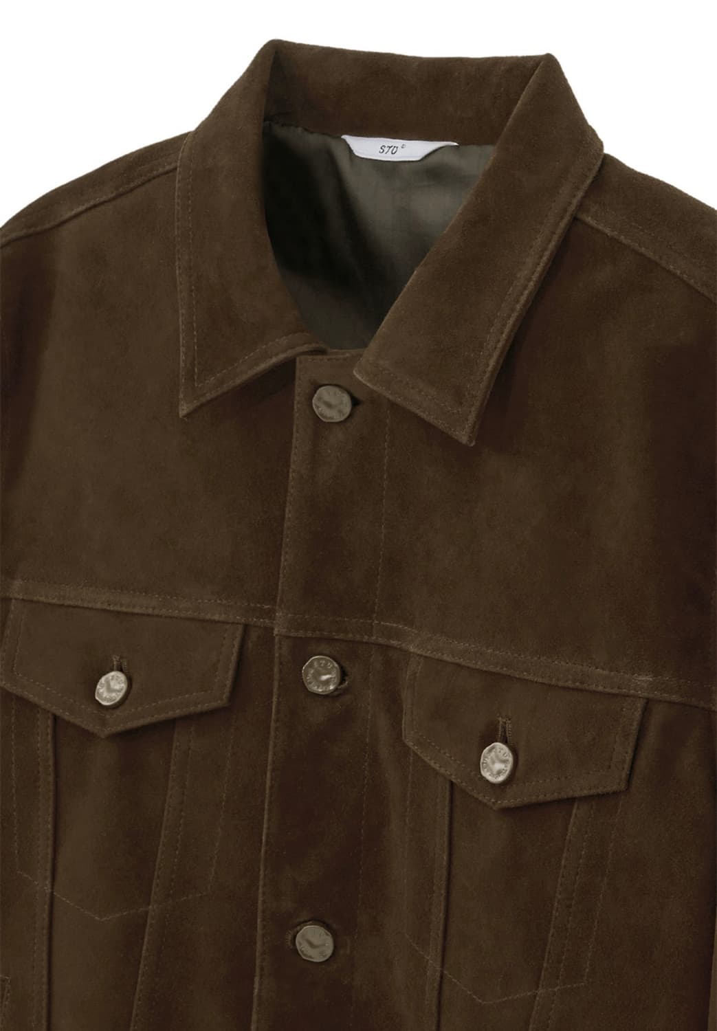 STU 고트 스웨이드 트러커 자켓 L [에스티유] 상품이미지5