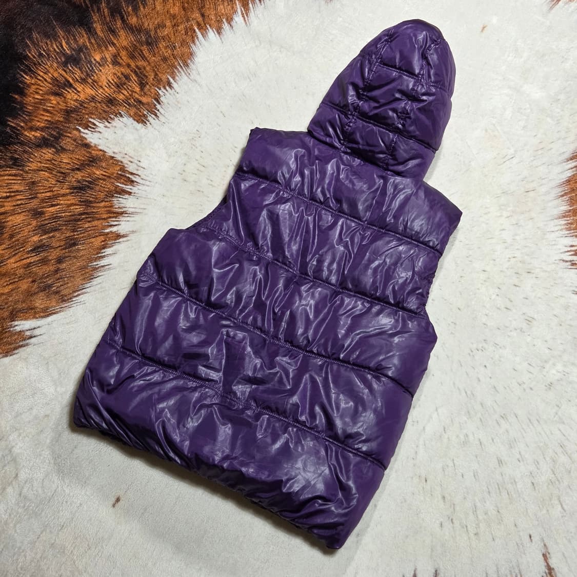 NOTON 퍼플 패딩 베스트 상품이미지5