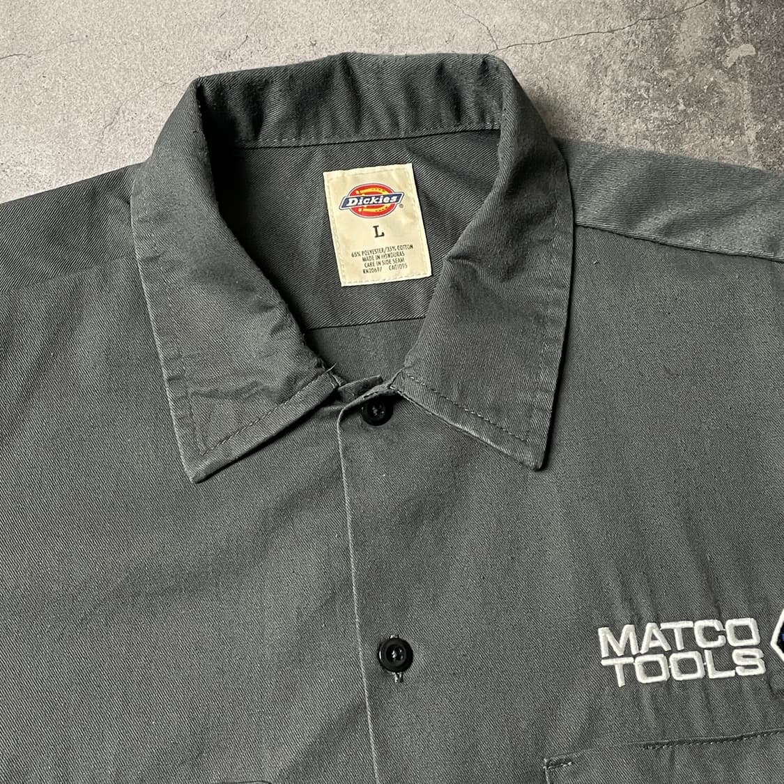 DICKIES 디키즈 빈티지 그레이 플랩포켓 워크 셔츠 A00882 상품이미지2