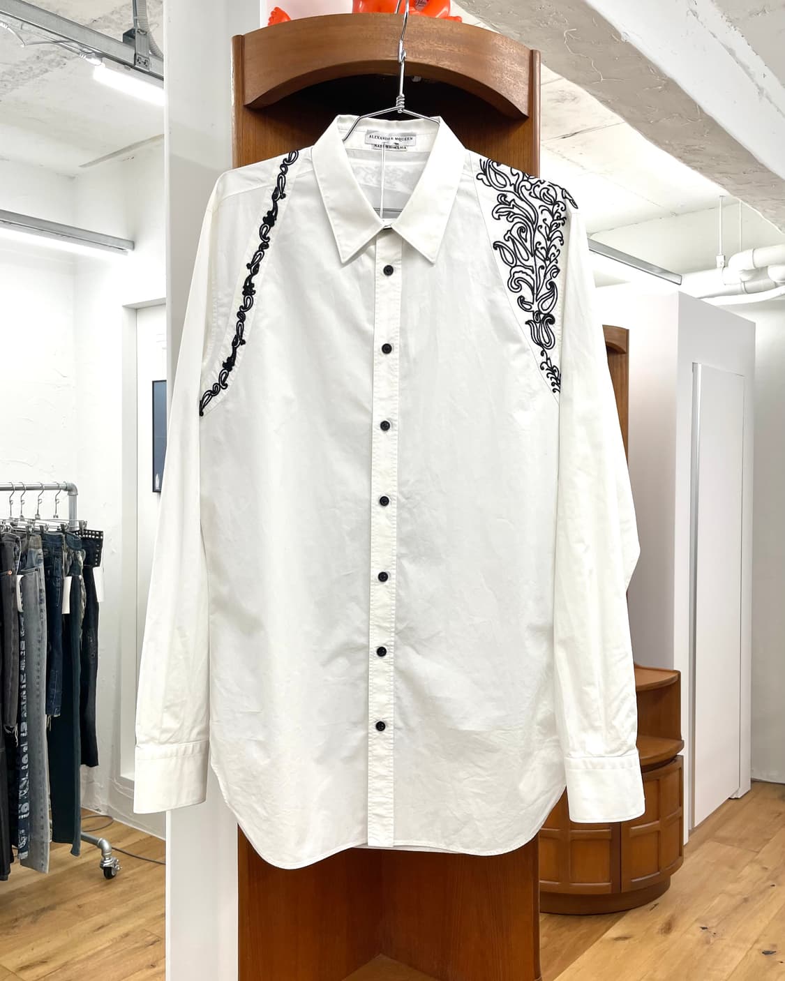 [XL] 알렉산더맥퀸 체인 자수 셔츠 상품이미지1