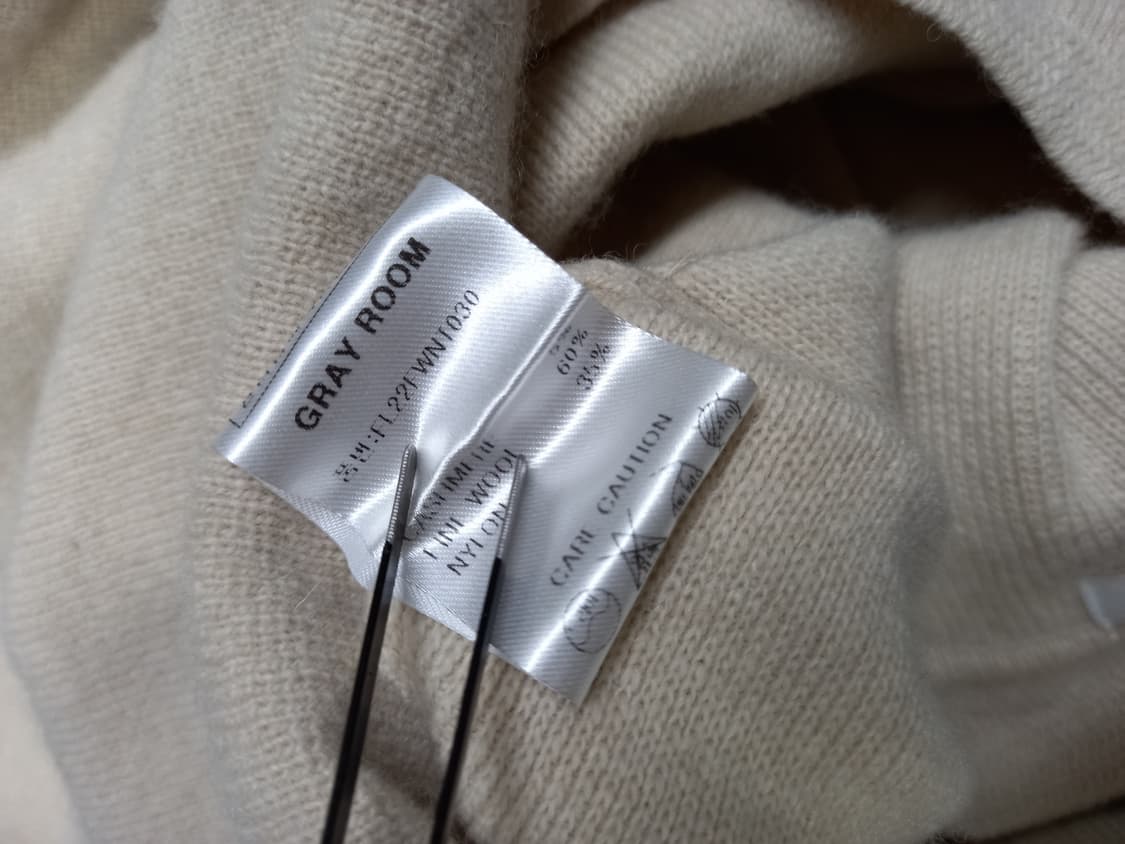 새 그레이룸 캐시미어블랜 홀가먼트 맥시 롱 원피스 F 상품이미지10