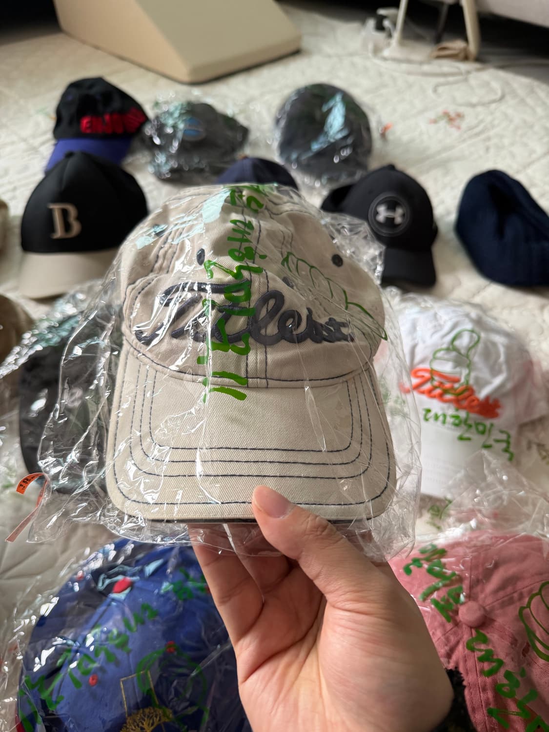 9번) 해외바잉 or 국내매장구매 모자들 볼캡, 헌팅캡, 이어플랩캡 등 상품이미지1