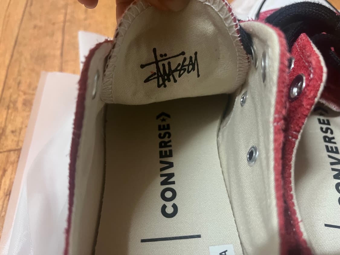 컨버스 스투시 척70 포우 레드 팝니다 상품이미지3