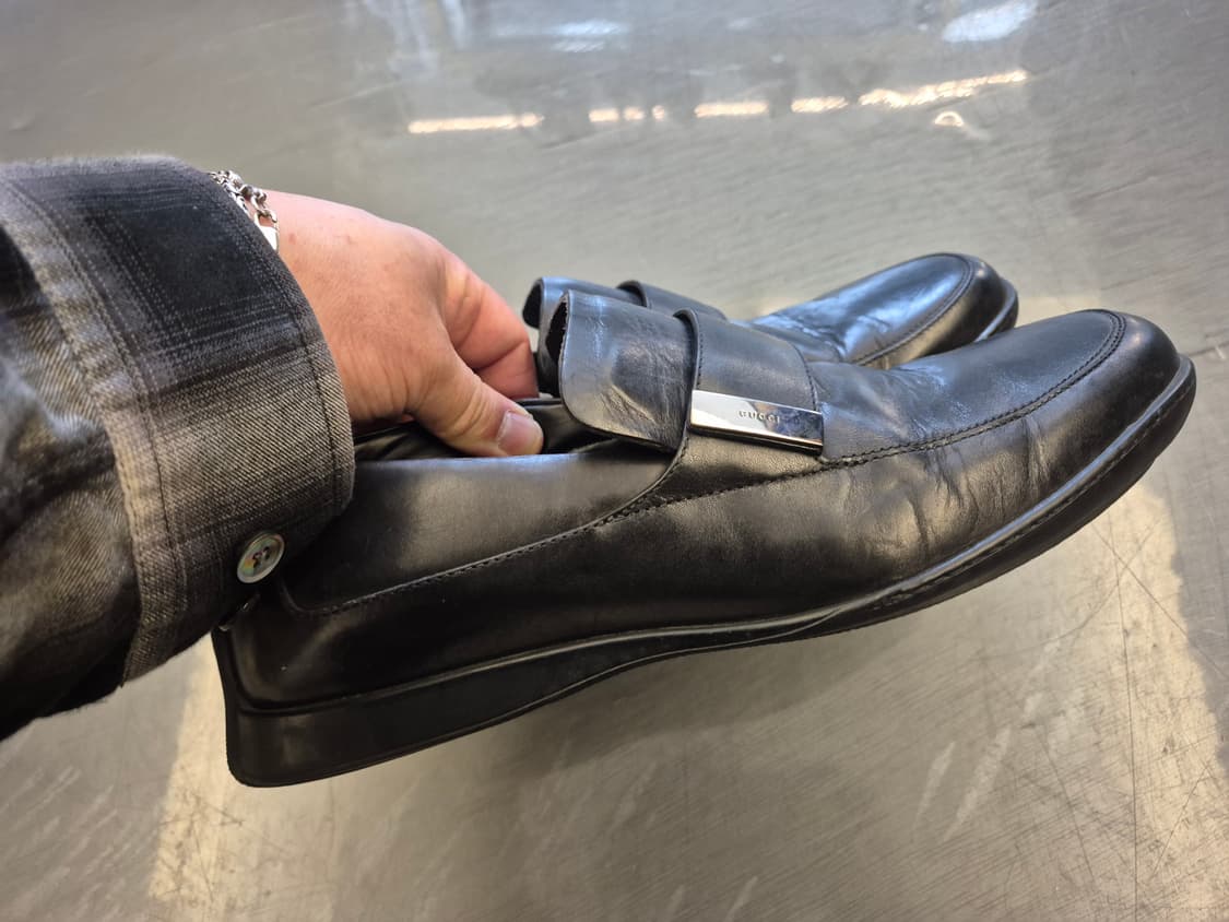 00s Gucci metal plate loafers TOM FORD 상품이미지3