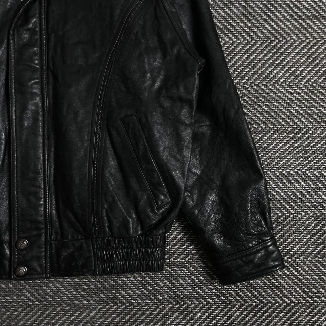 Sportage 빈티지 양가죽 레더 봄버 자켓y 3107 상품이미지3