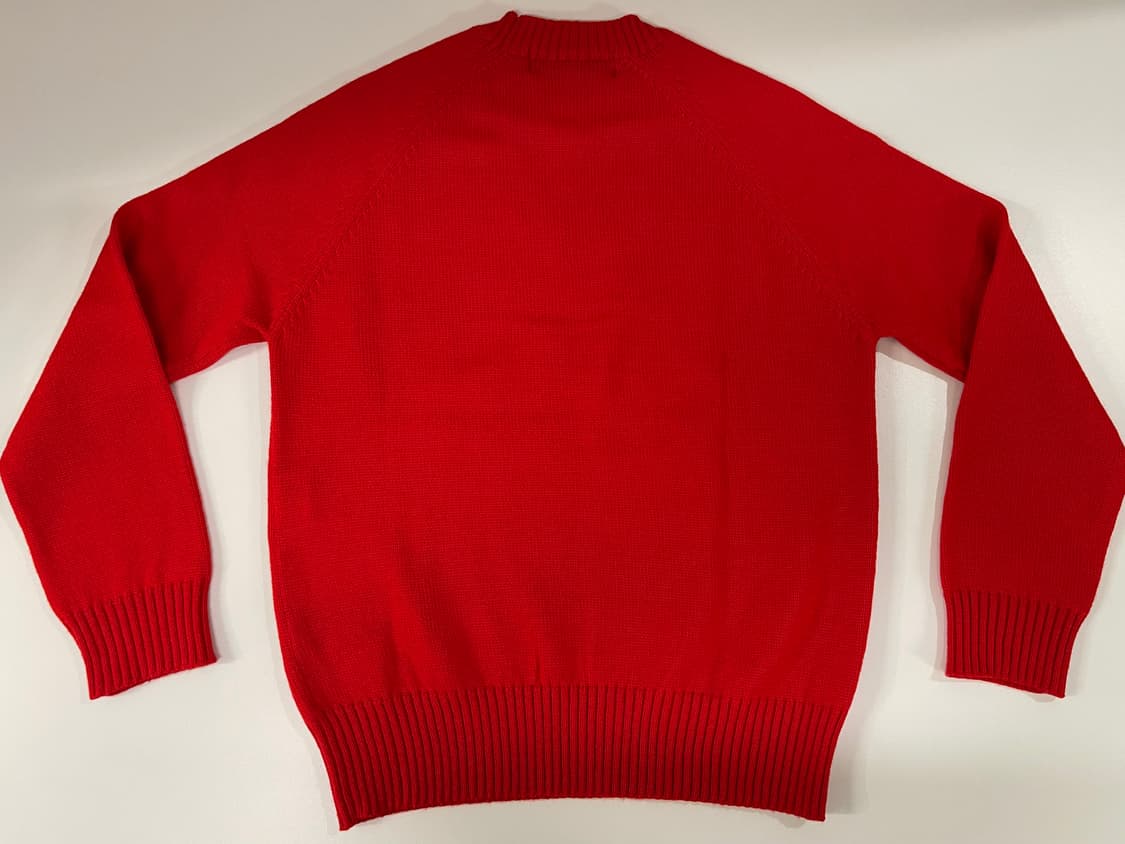 꼼데가르송 트리콧 레드 니트 상품이미지4