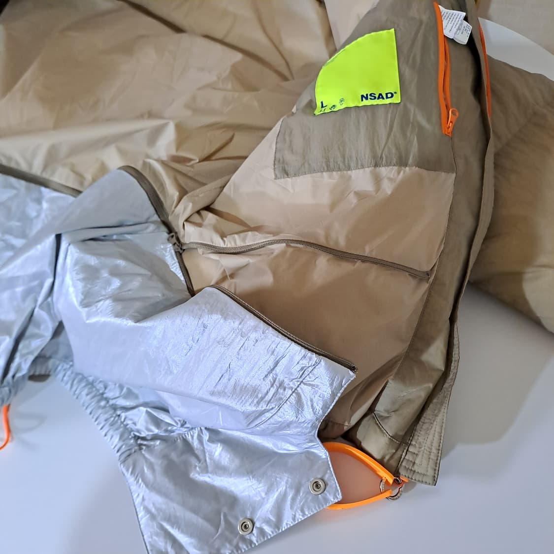 (택포) NSAD 스트릿 스커트 디테일 오버핏 다운 L B80 상품이미지7