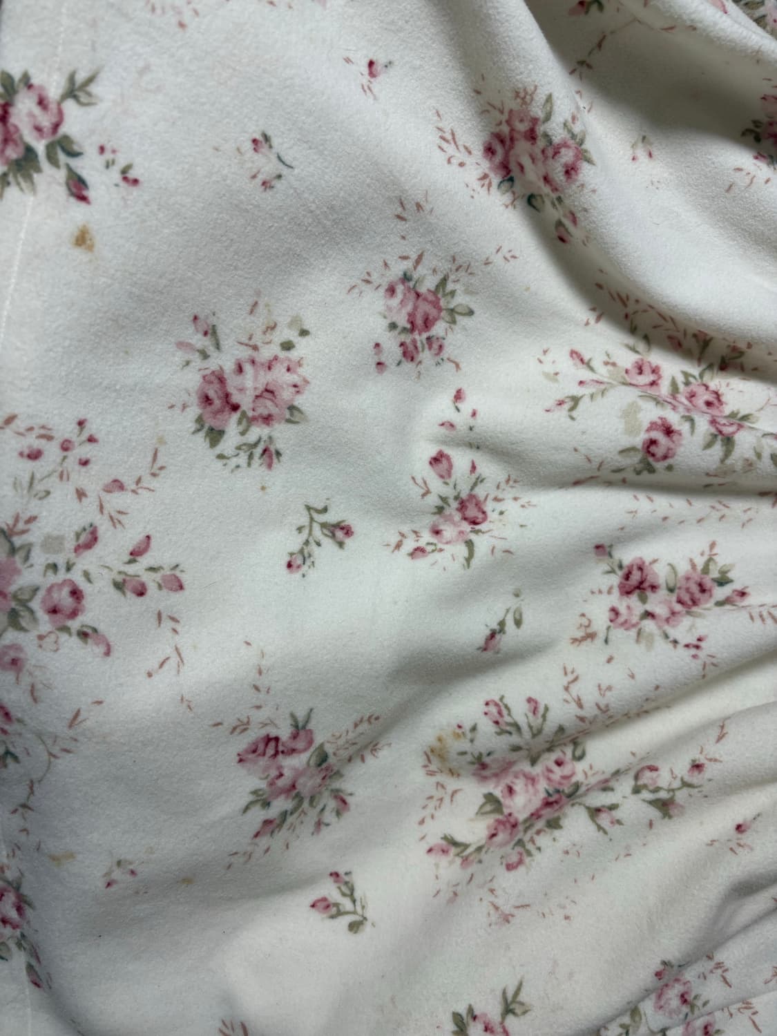 빈티지 리즈리사 히메갸루 리본 플라워 화이트 코트 상품이미지3