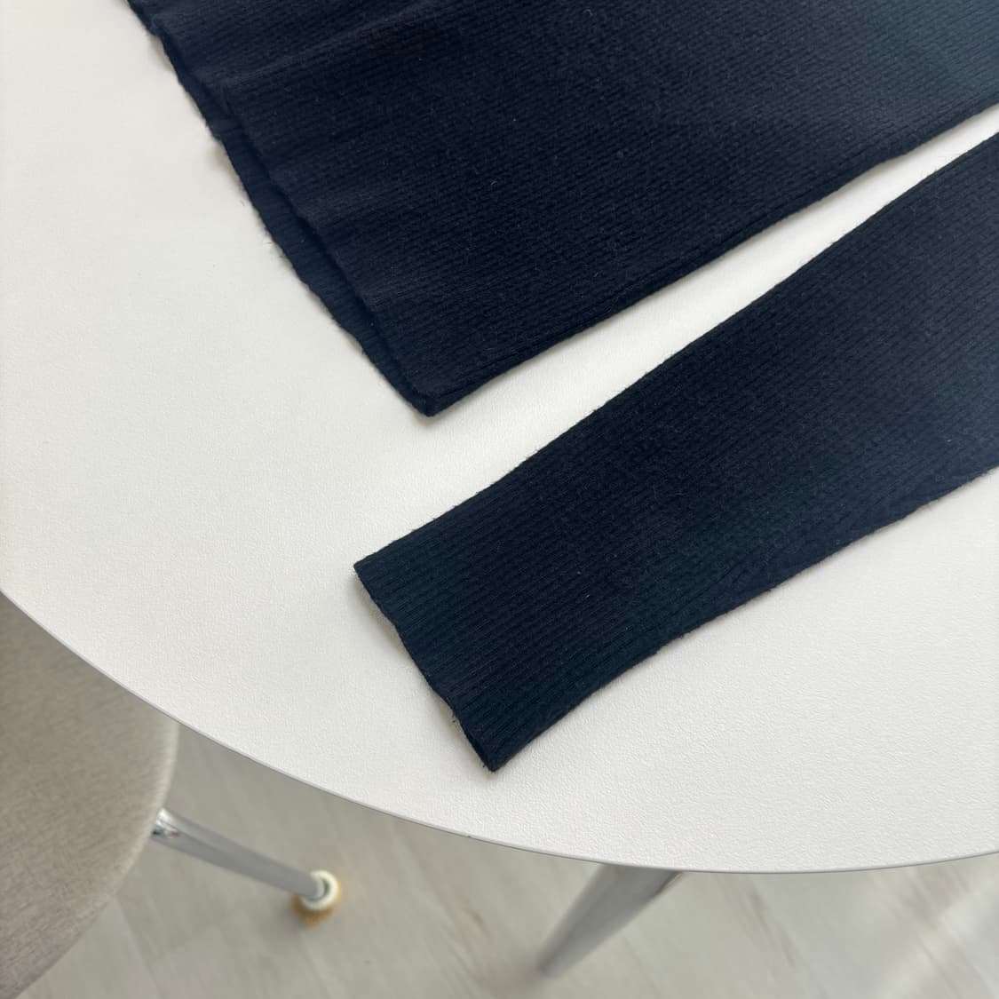 무신사스탠다드 목폴라 니트 S 상품이미지5