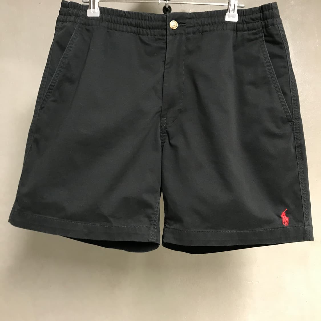 폴로 랄프로렌 QR 포니 반바지 블랙 M 상품이미지3
