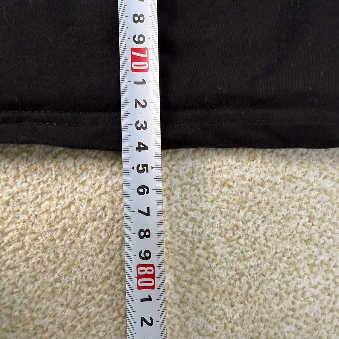 실측확인 고급 블랙 긴팔티 0203T 상품이미지6