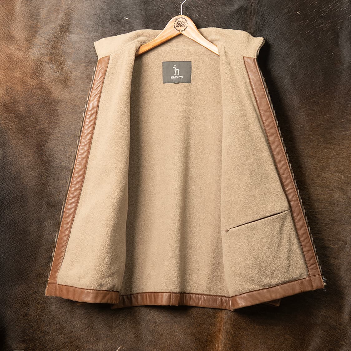 [103] 00s 헤지스 램스킨 스탠드 카라 레더자켓  상품이미지9
