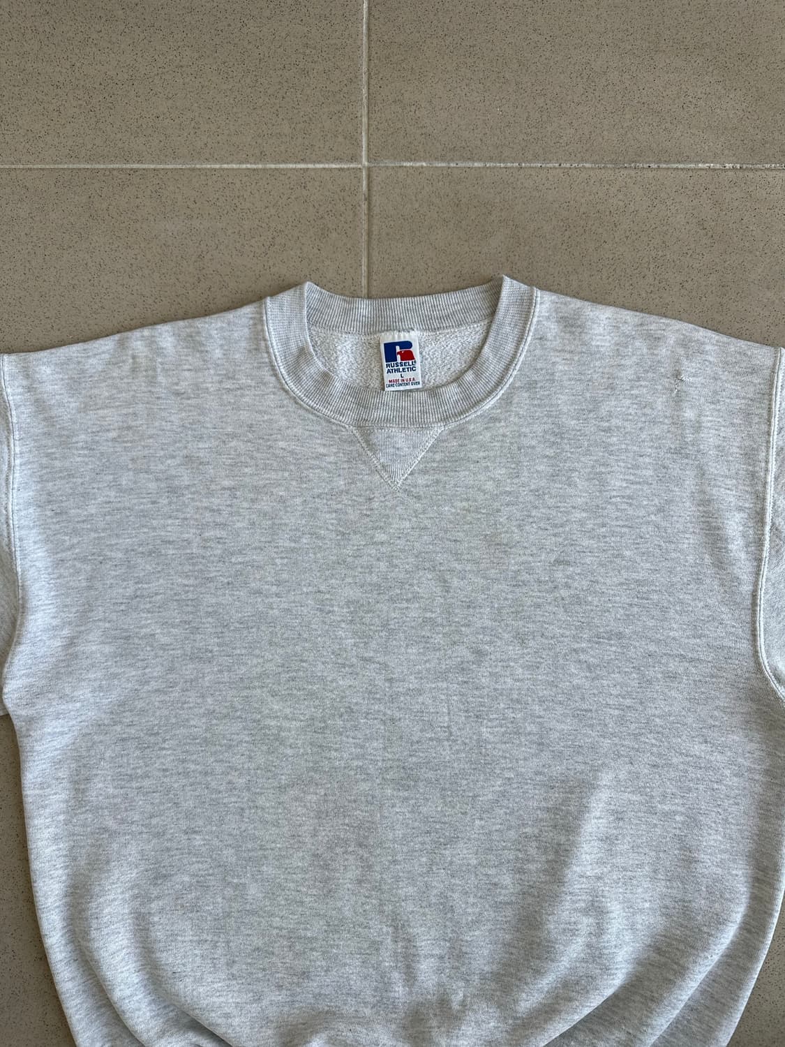 90s 빈티지 러셀 스웻셔츠 그레이 L USA 상품이미지4
