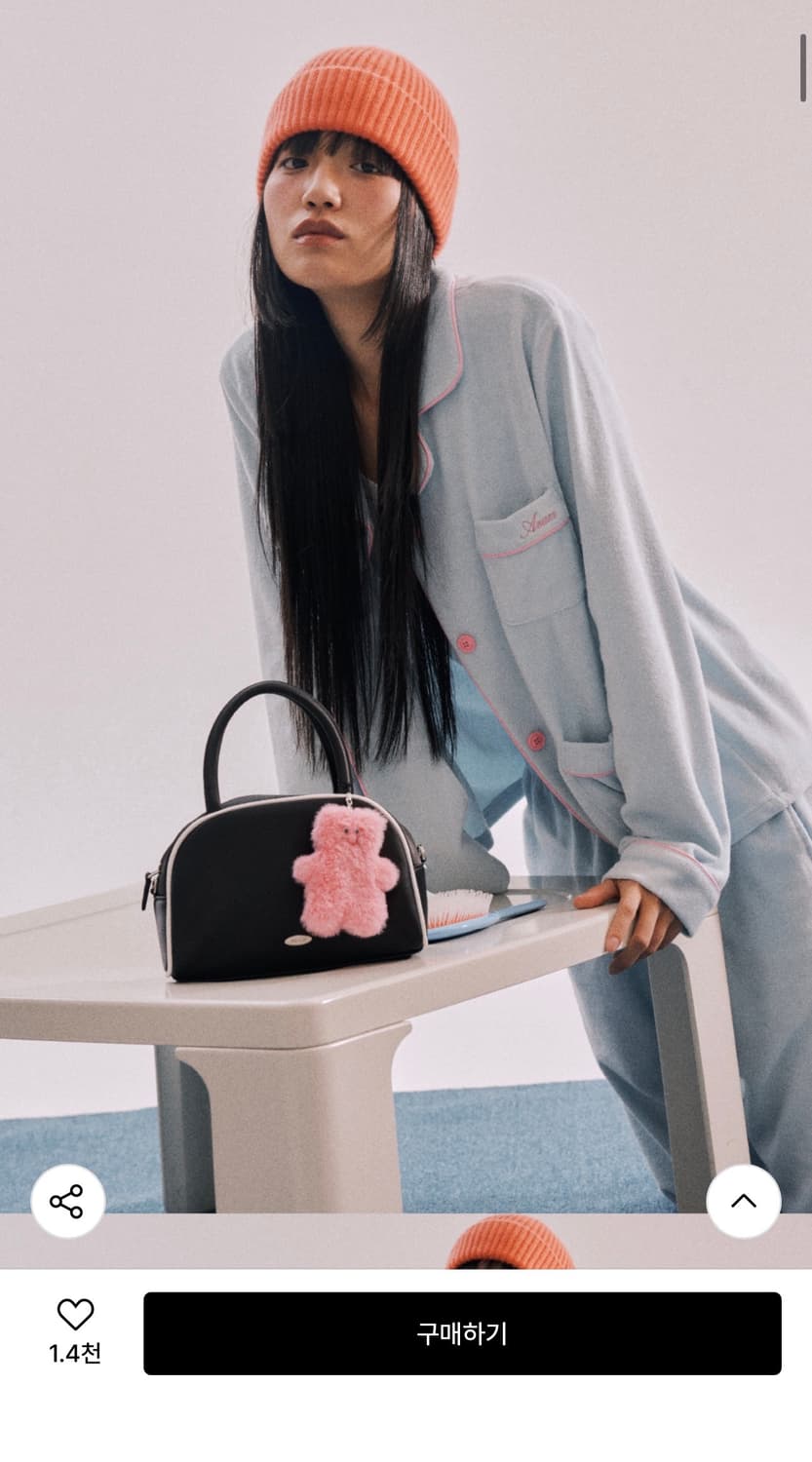 아밤홈 차정원 새틴 미니백 새상품 (124000원) 상품이미지2