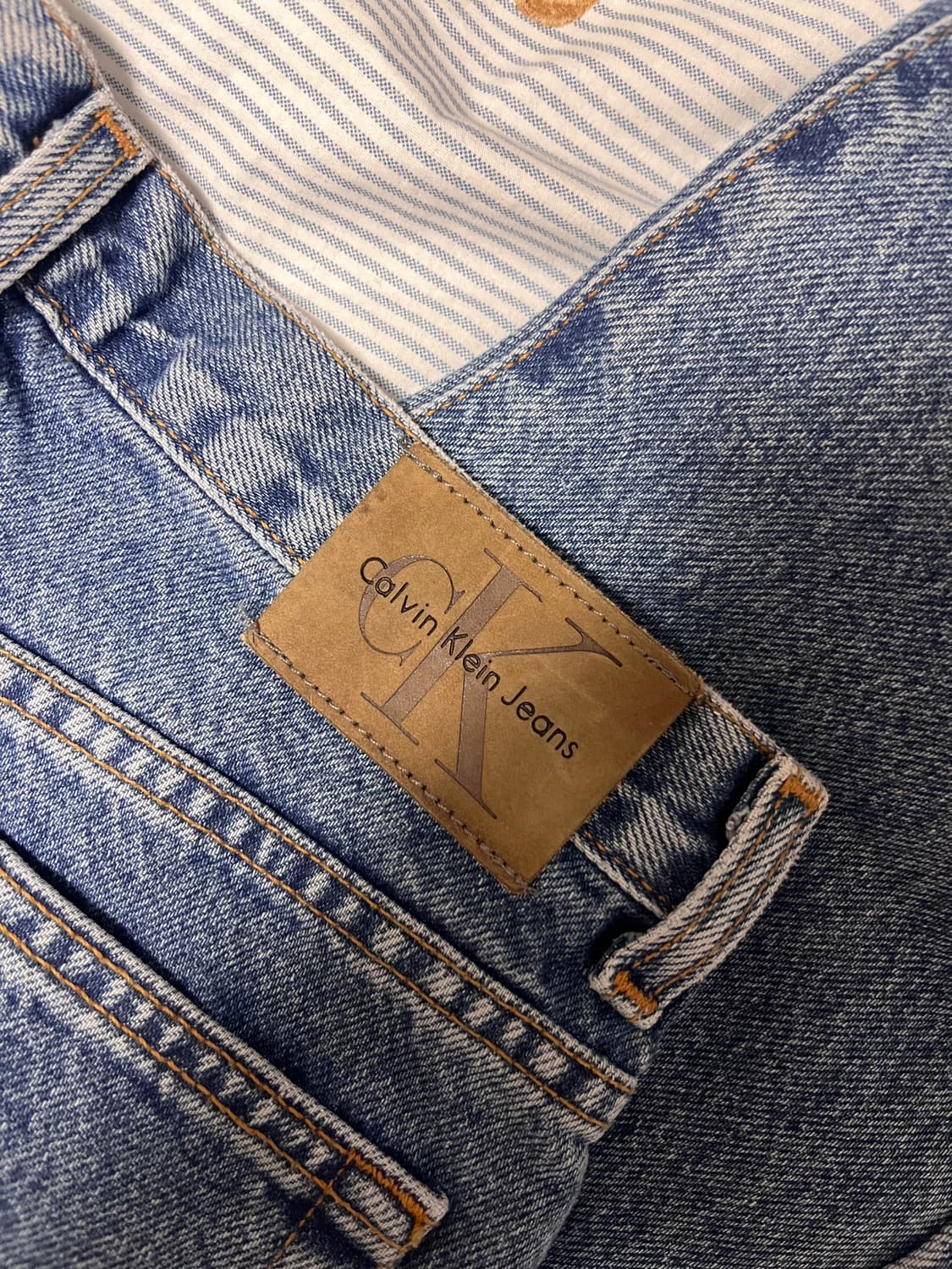 캘빈클라인 ck 데님 26인치 세미부츠컷 플레어 flare boots 상품이미지1