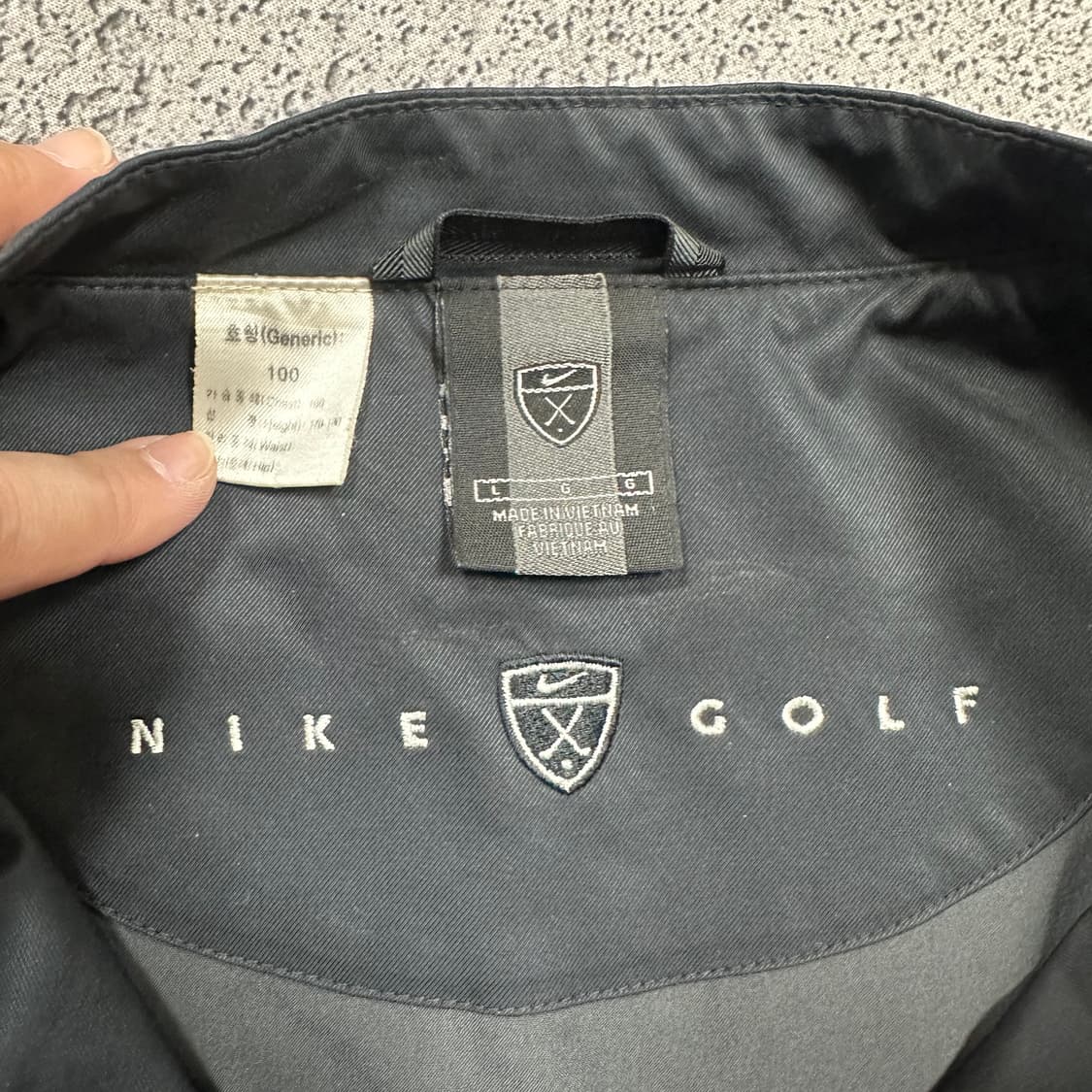 ✨ (바배) 나이키 골프 00s 반집업 블랙 바람막이 웜업  상품이미지3