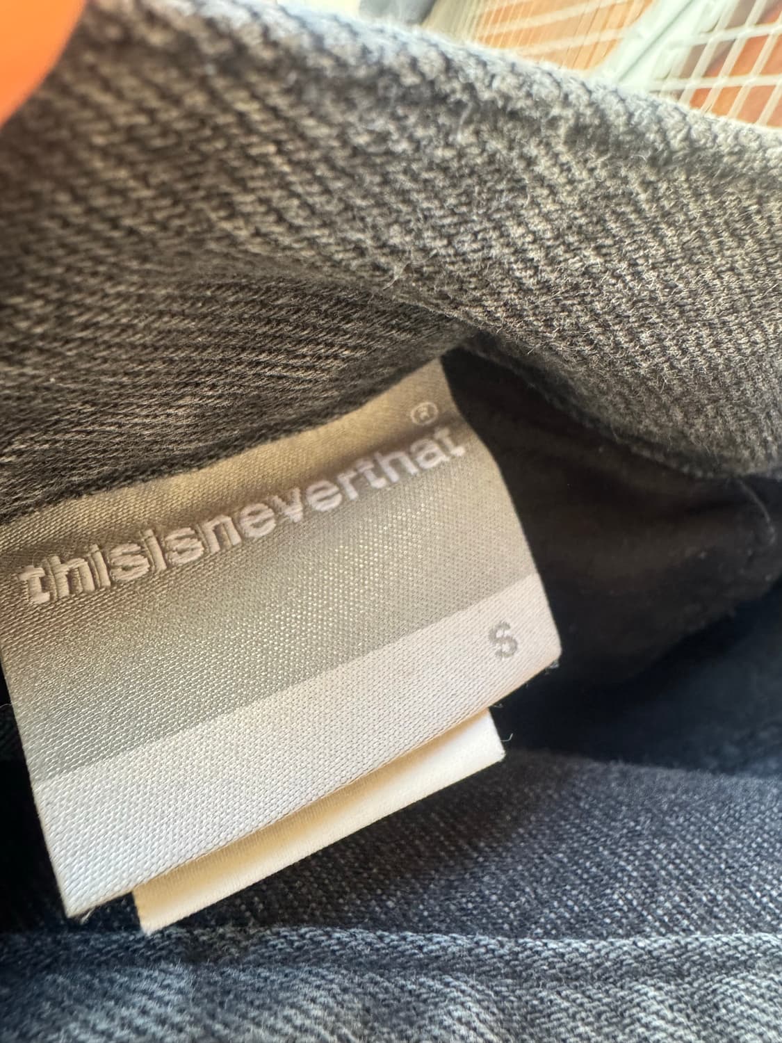 디스이즈네버댓 디네댓 와이드 흑청 데님 팬츠 s 상품이미지5