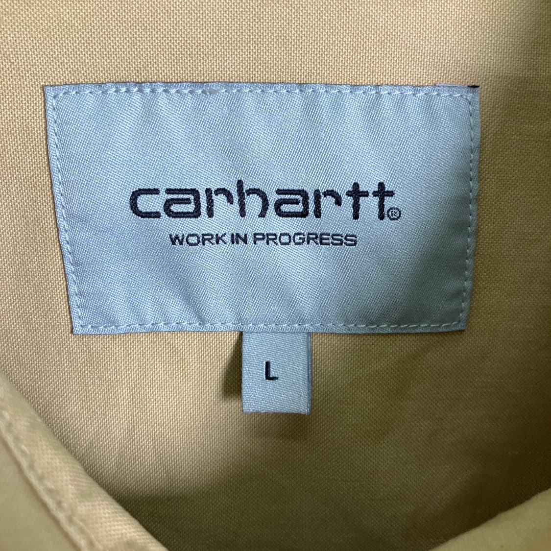 칼하트wip 베이지 셔츠 자켓 L 상품이미지3