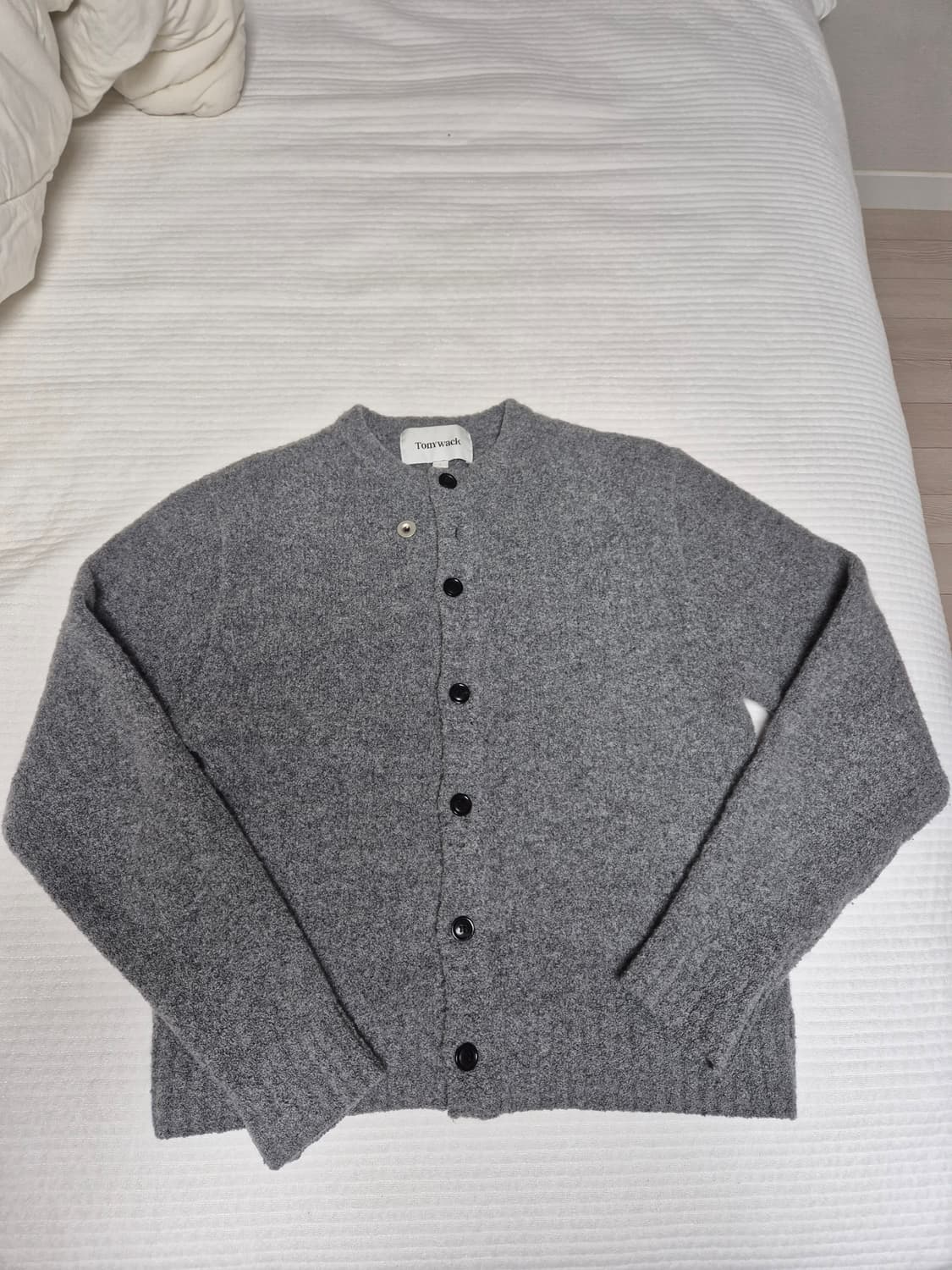 토니웩 배이비 알파카 브러쉬드 주우재 가디건 라지사이즈 상품이미지1