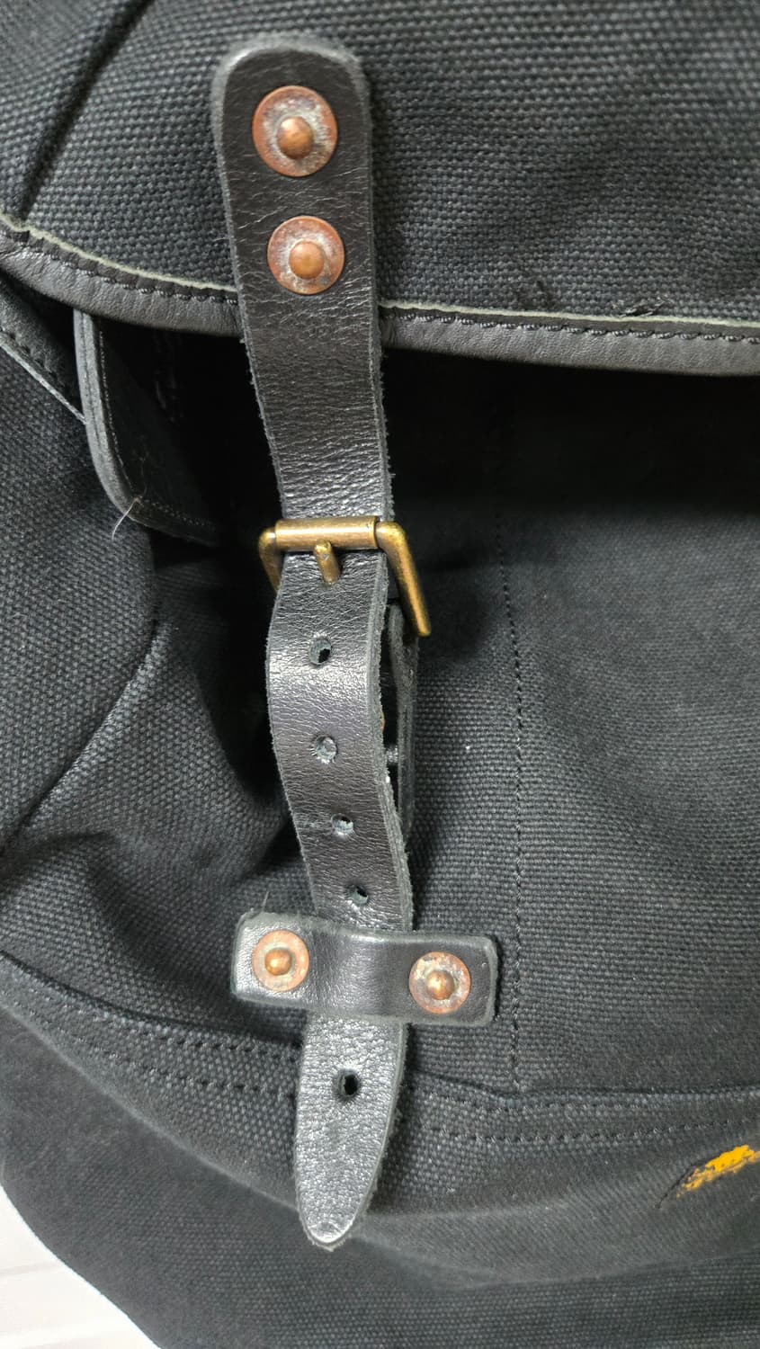 폴로 랄프로렌 블랙 캔버스 백팩 상품이미지3