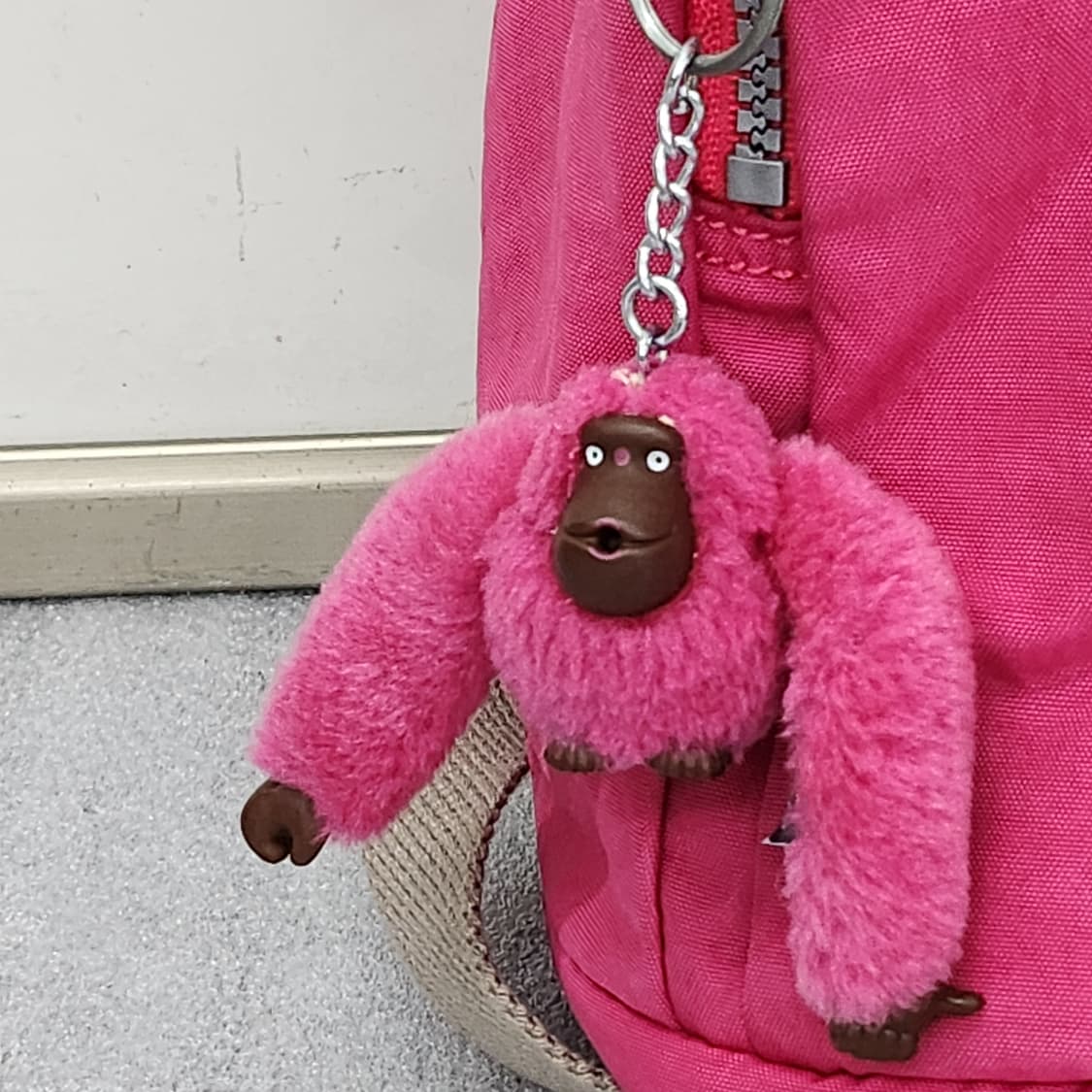 상태 아주 좋은 키플링 핑크색 소형 백팩 상품이미지3