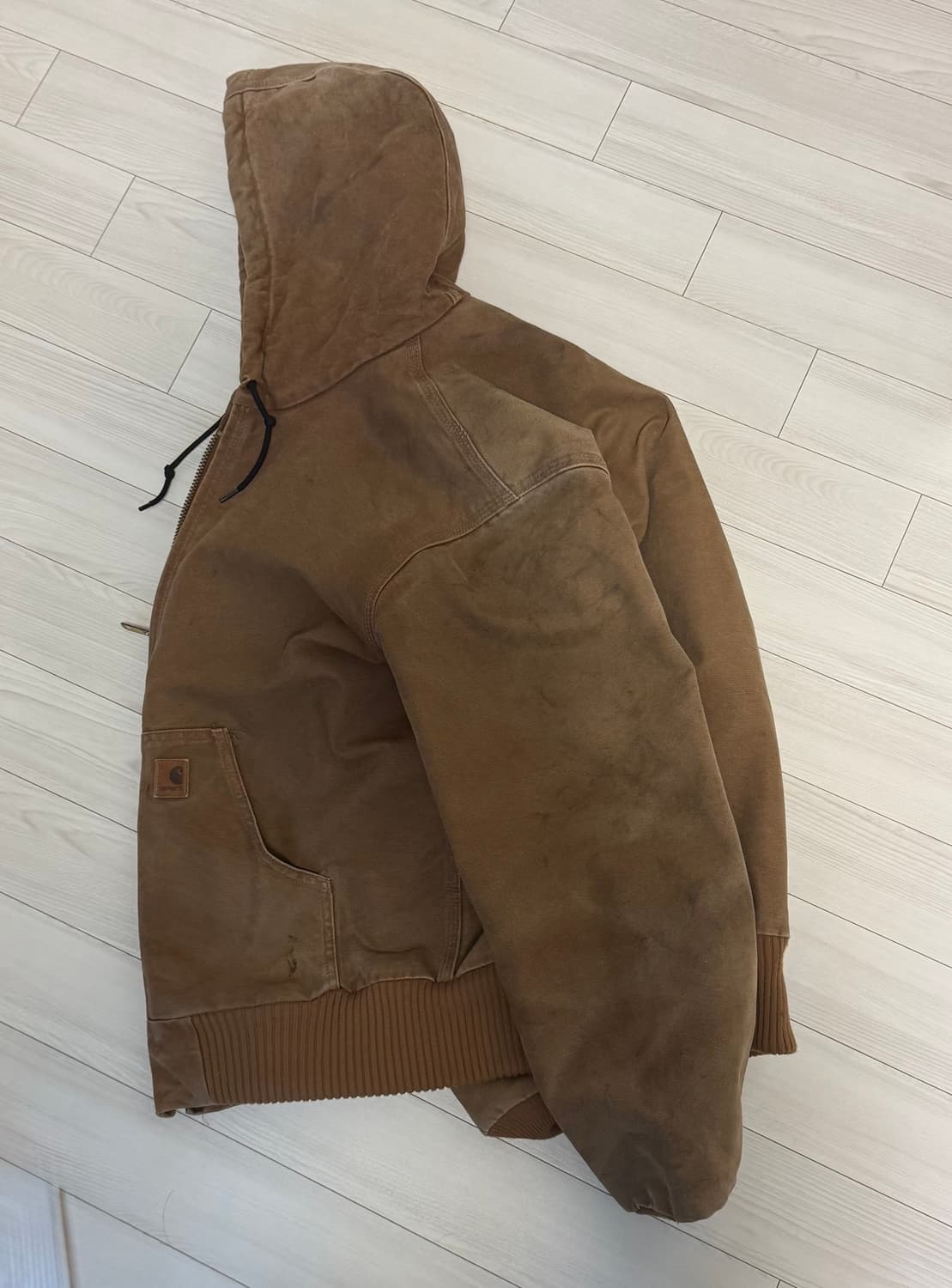 10s 칼하트 덕액티브 자켓 j130 brown 상품이미지2