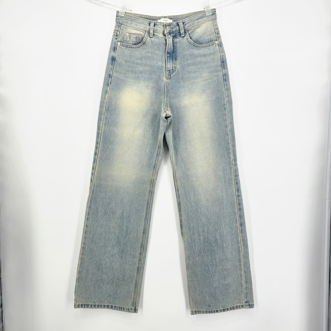 Pomelo 워싱 데님 와이드 팬츠 27 상품이미지1