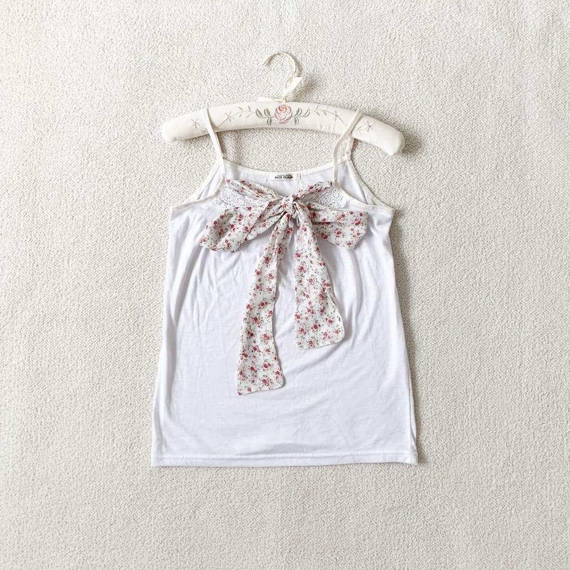 잔꽃 쉬폰리본 ♥ 슬리브리스 상품이미지2