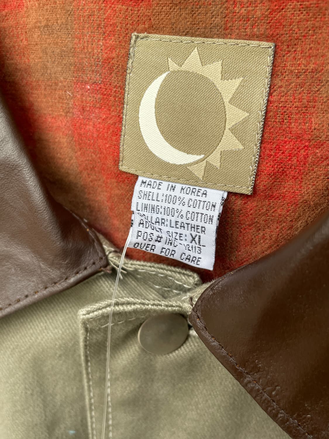 1999 Marlboro Leather Collar Work Jacket 상품이미지8
