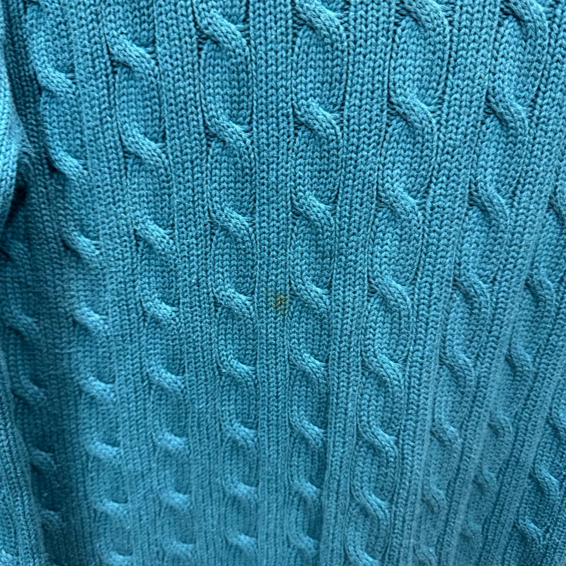 폴로 랄프로렌 케이블 니트 핑크 포니 포인트 블루그린 상품이미지10