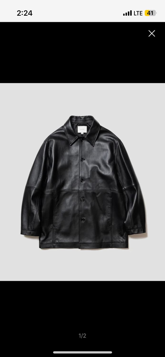 셔터 이탈리안 램스킨 레더자켓(s) 상품이미지3