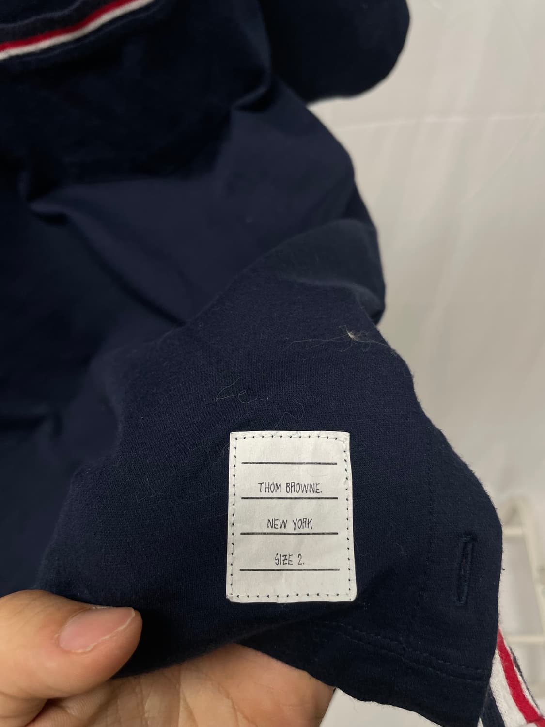 톰브라운 포켓 삼선 반팔 티셔츠 [2] 상품이미지4