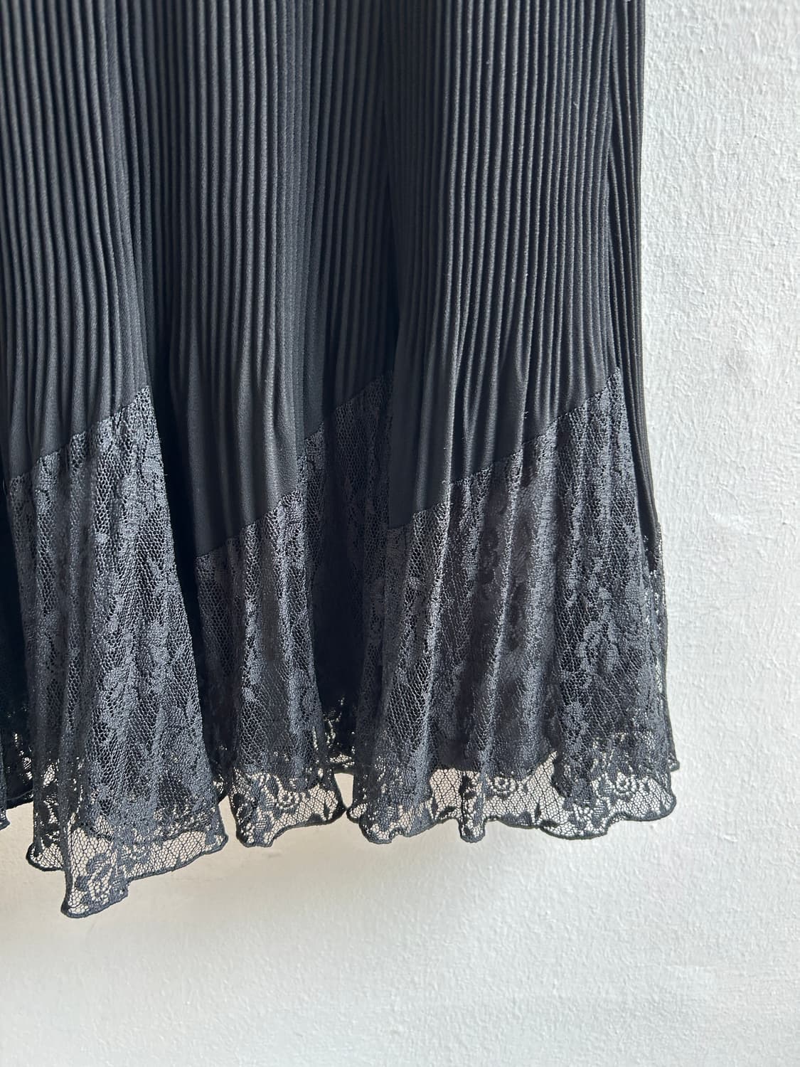 플리츠 레이스 스커트 상품이미지4