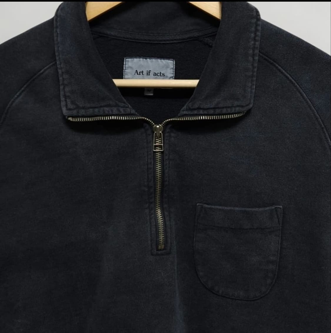 아트이프액츠 가먼트다잉 하프집업 m 상품이미지2