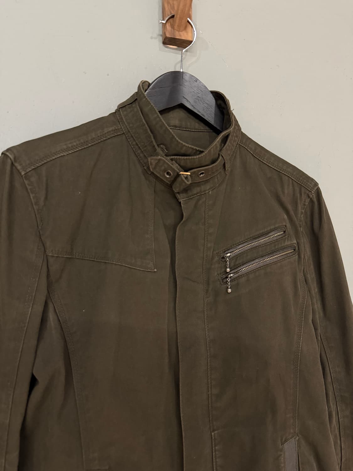 neck buckle point high-neck jacket 상품이미지7