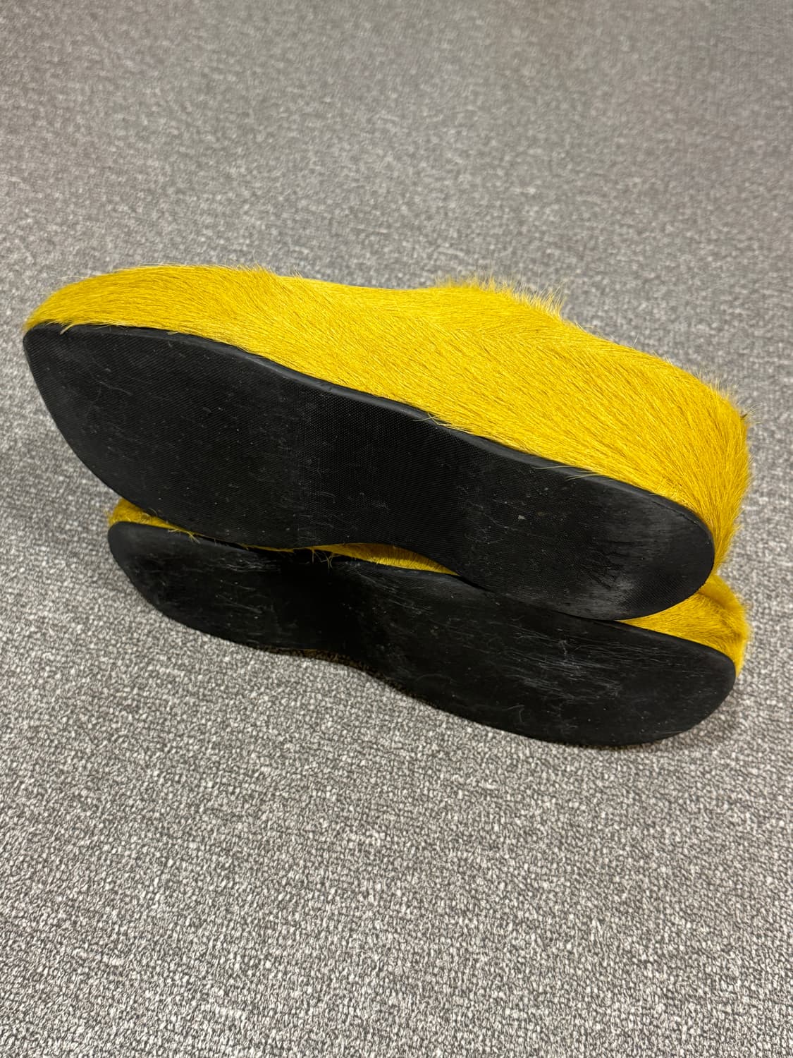 자라 아카이브 옐로우 퍼 롱 헤어 퍼스벳 슬립온 로퍼 44 상품이미지5