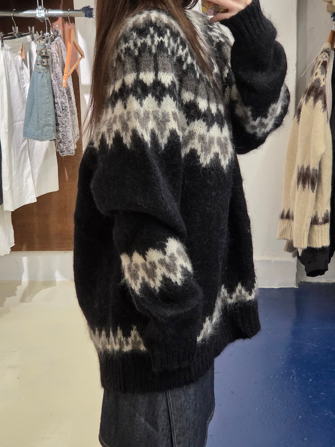 Batoner 바토너 Japan 모헤어 노르딕 니트 상품이미지3