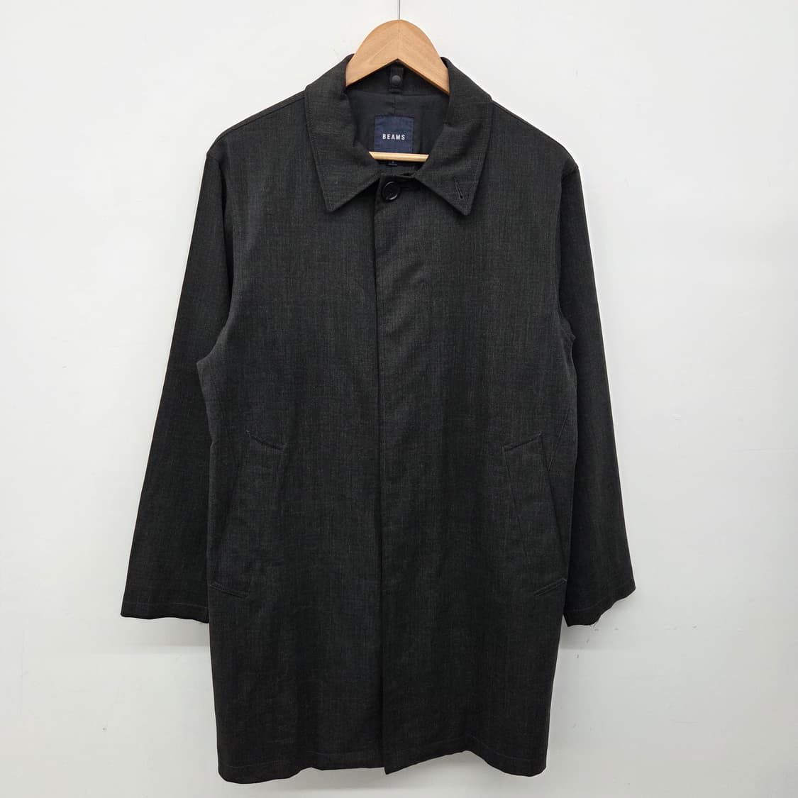 빔즈 BEAMS 차콜 트렌치 코트 남s 상품이미지2