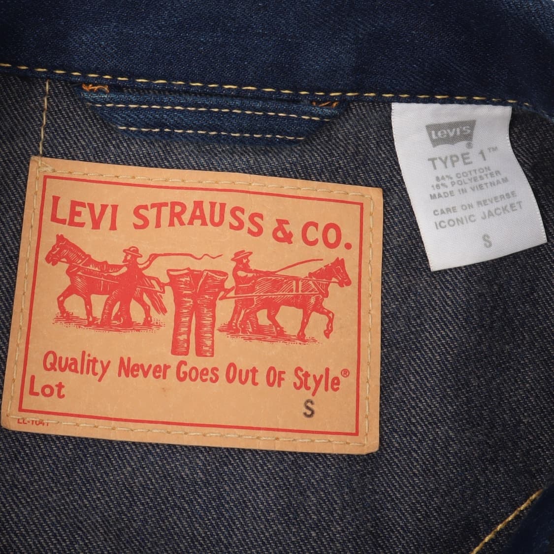 리바이스 type1 트러커 데님자켓 상품이미지8