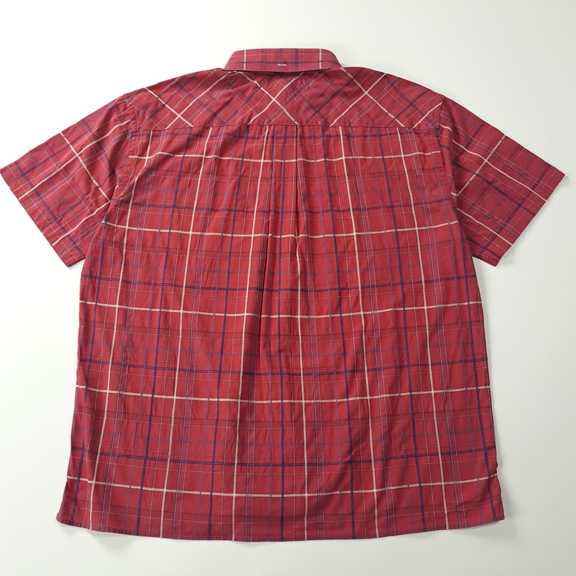 CK234 XL 타미힐피거 90s 레드 멀티윈도우페인 체크 반팔 셔츠  상품이미지6