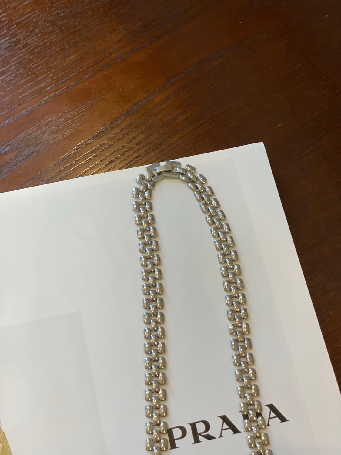 일본 빈티지 터키석 무드 은장 체인 목걸이 상품이미지6