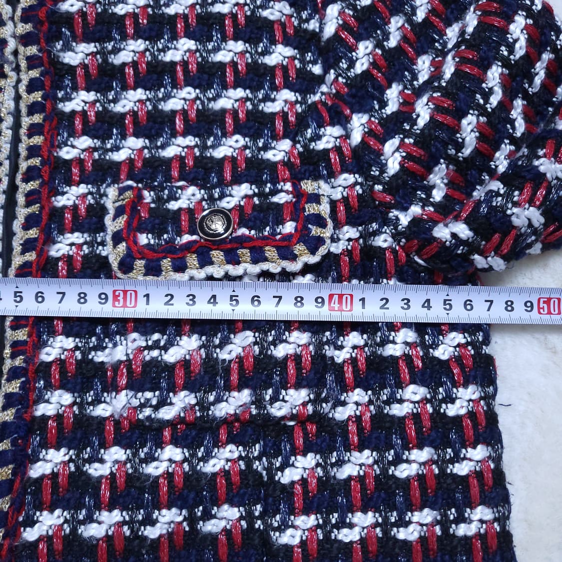 자라 트위드자켓 M 0317 상품이미지4