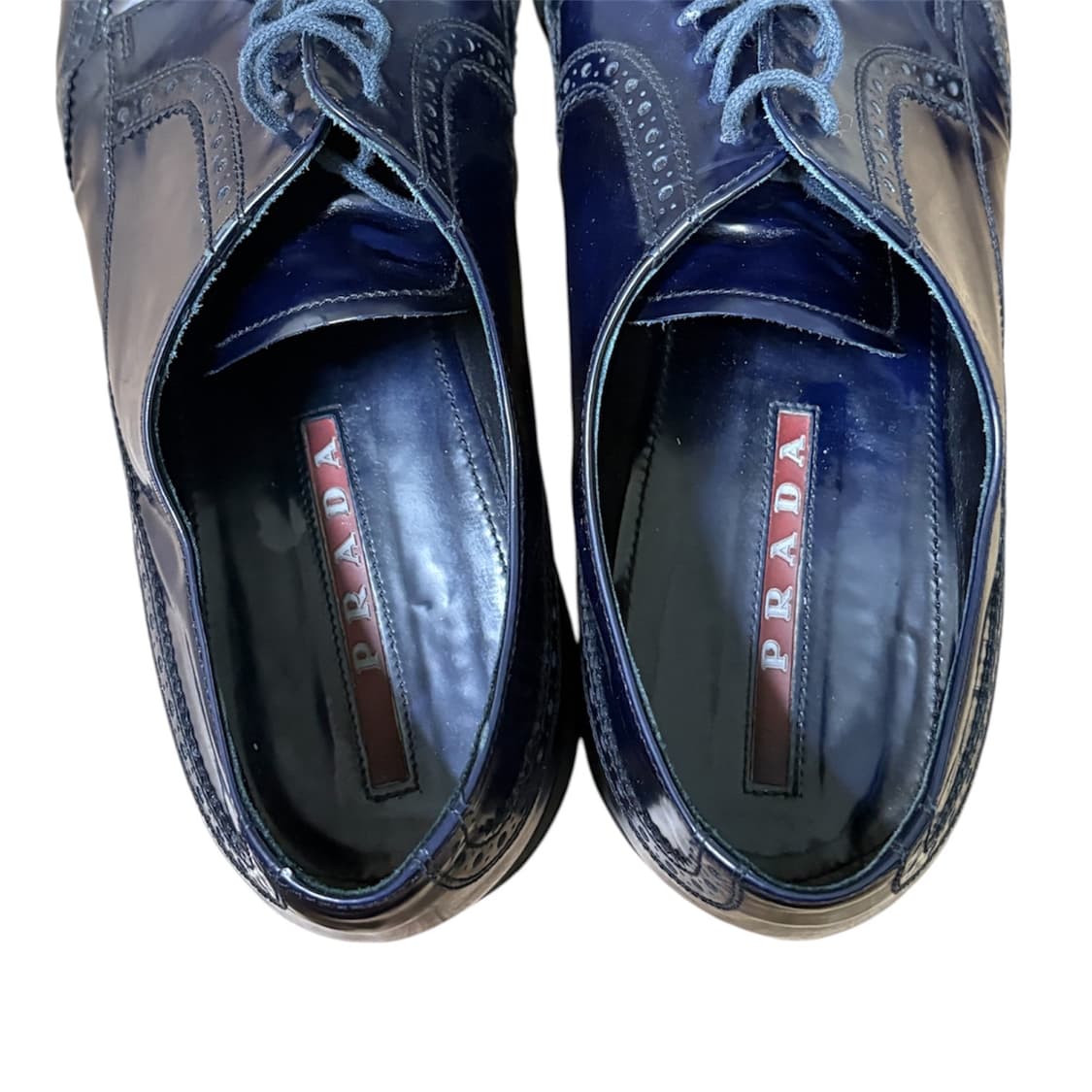 프라다 테라코타 아메리카컵 더비 슈즈 윙팁 상품이미지5