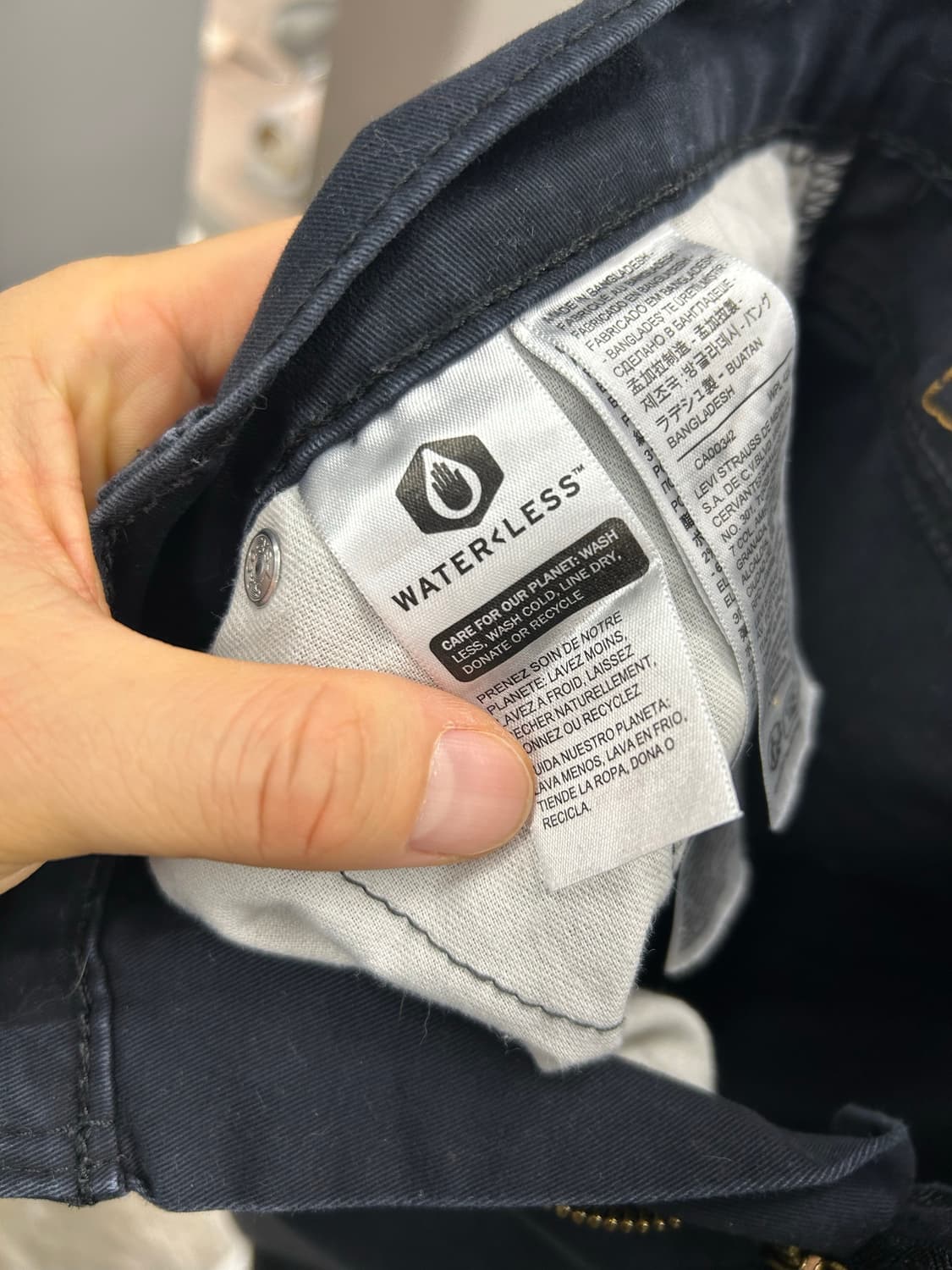 리바이스 블랙 데님 청바지 상품이미지6