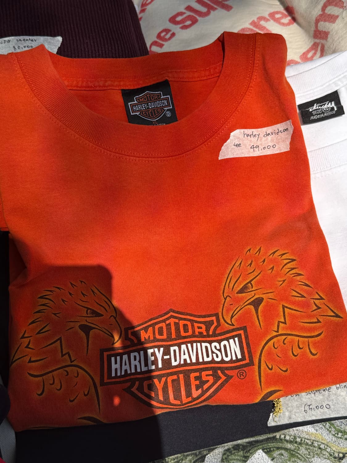 할리데이비슨 빈티지 반팔 티셔츠 상품이미지1