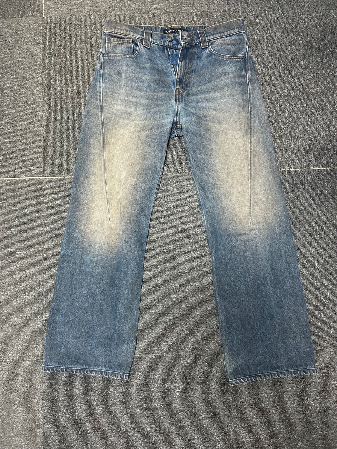 Y/project 와이 프로젝트 파리 베스트 진 빈티지 네이비 29 상품이미지1