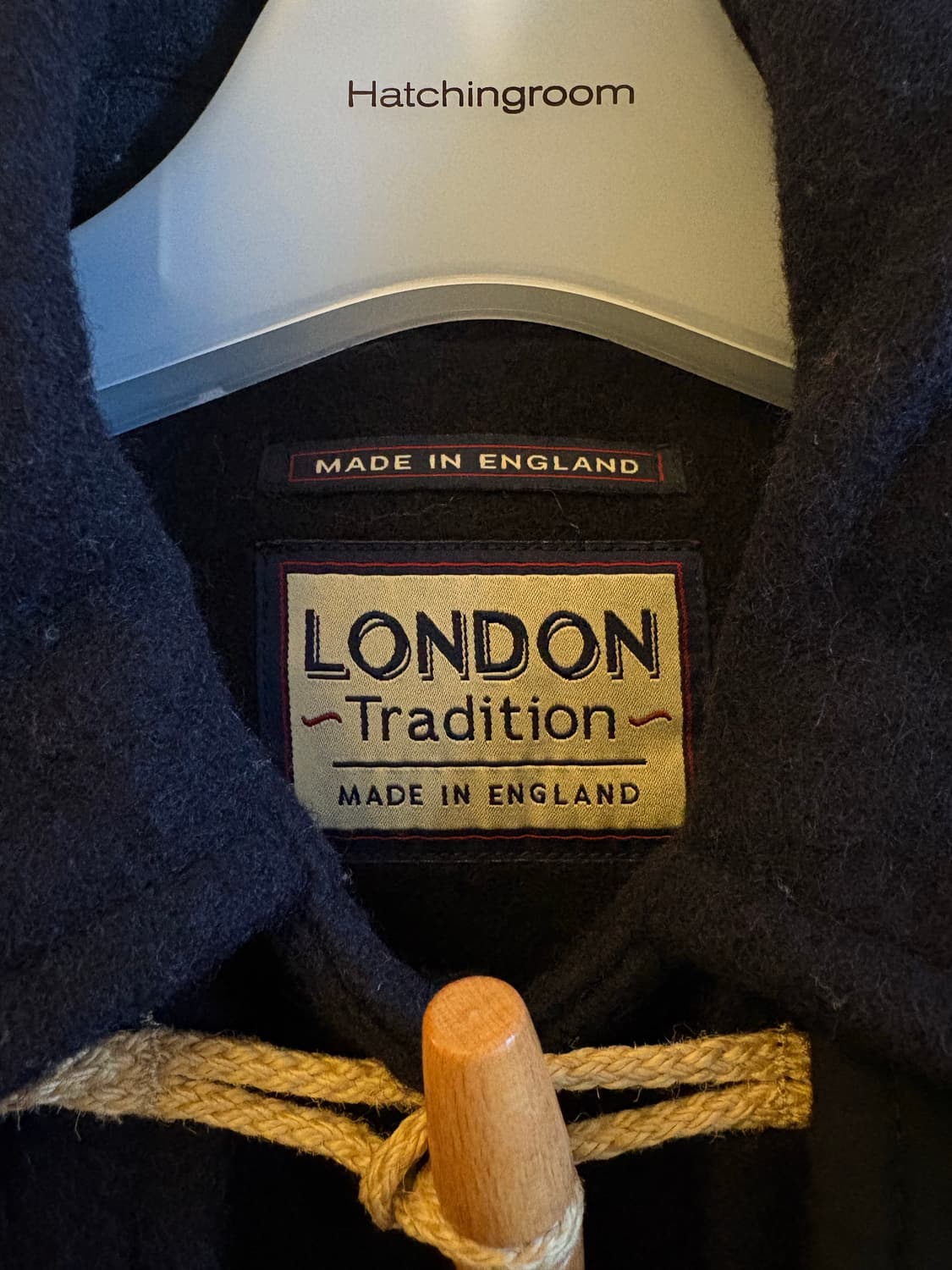 런던트래디션 네이비 떡볶이 코트 상품이미지3