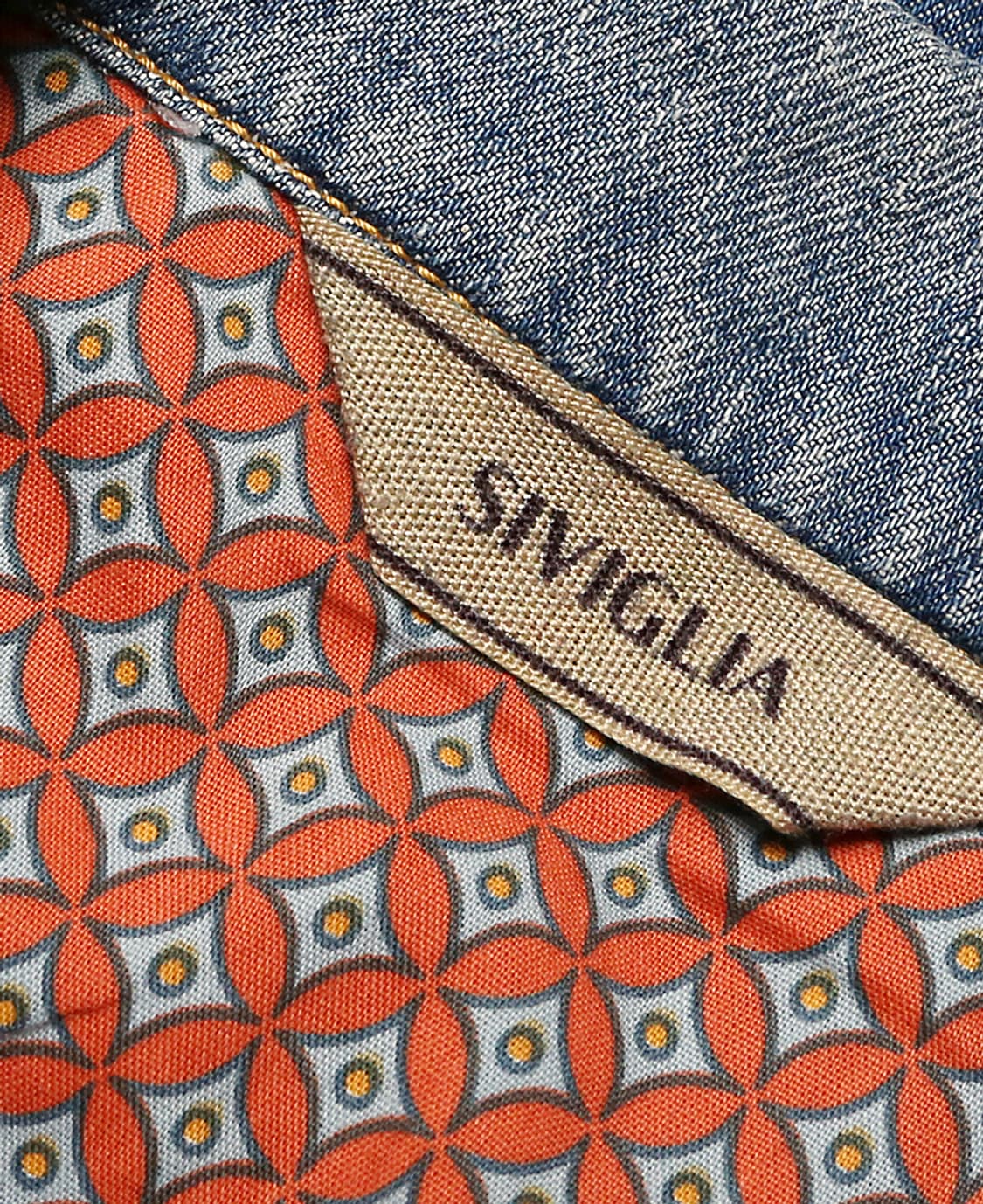 시빌리아 [Siviglia] 미드 블루 빈티지 클래식 데님 트러커 자켓 상품이미지6